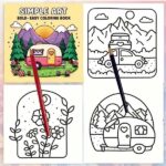 Coloring Book –  Simple Art Bold-Easy - Image 2