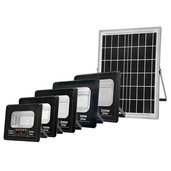 Ηλιακός Προβολέας 50-500W με Τηλεχειριστήριο -Jortan