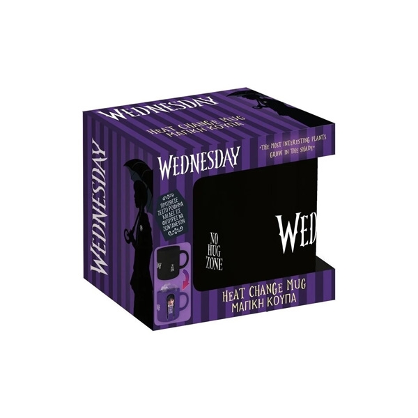 WED-MUG-TH-CR01.jpg Κεραμική Κούπα Θερμικής Αλλαγής – Wednesday 320ml - Image 1