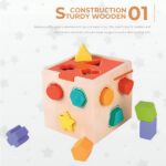 Ξύλινο Παιχνίδι – Shape Sorting Cube - Image 2
