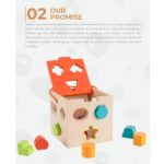 Ξύλινο Παιχνίδι – Shape Sorting Cube - Image 3